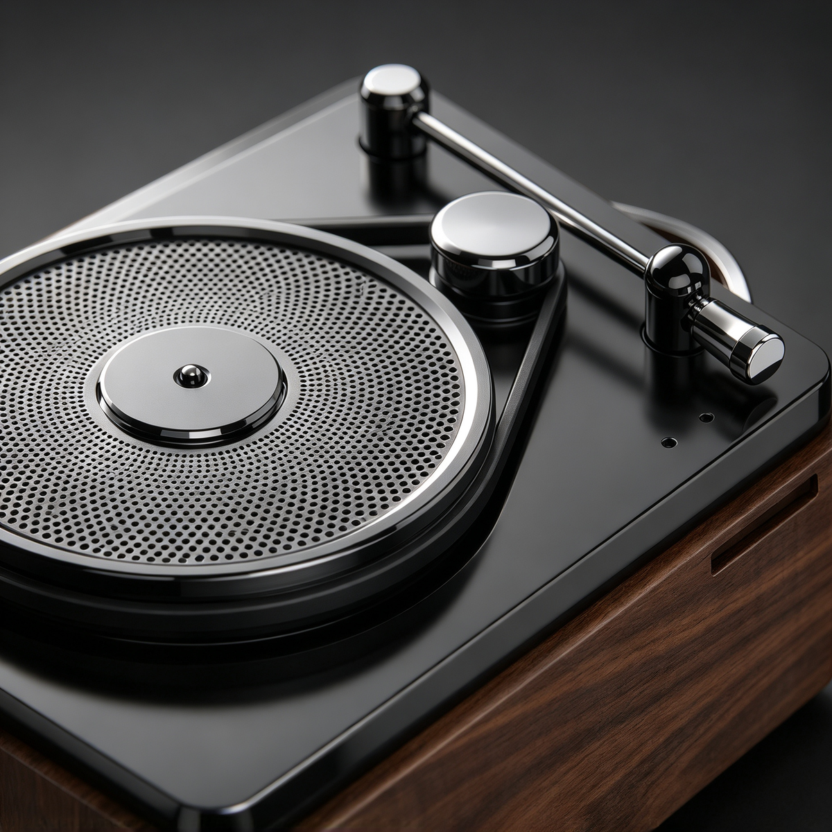 π΅ Retro Bluetooth Speaker | Wood-Look Finish | Music Lovers | Vintage Turntable Charm