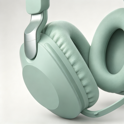 🎧 Wireless Headphones | Soft Leather Comfort | Gaming & Work Essential