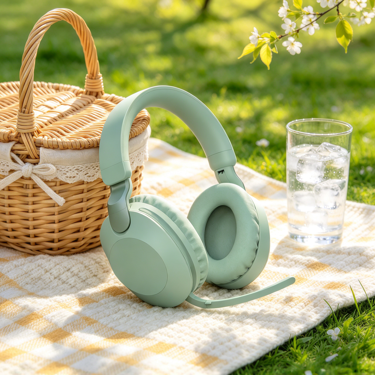 🎧 Wireless Headphones | Soft Leather Comfort | Gaming & Work Essential