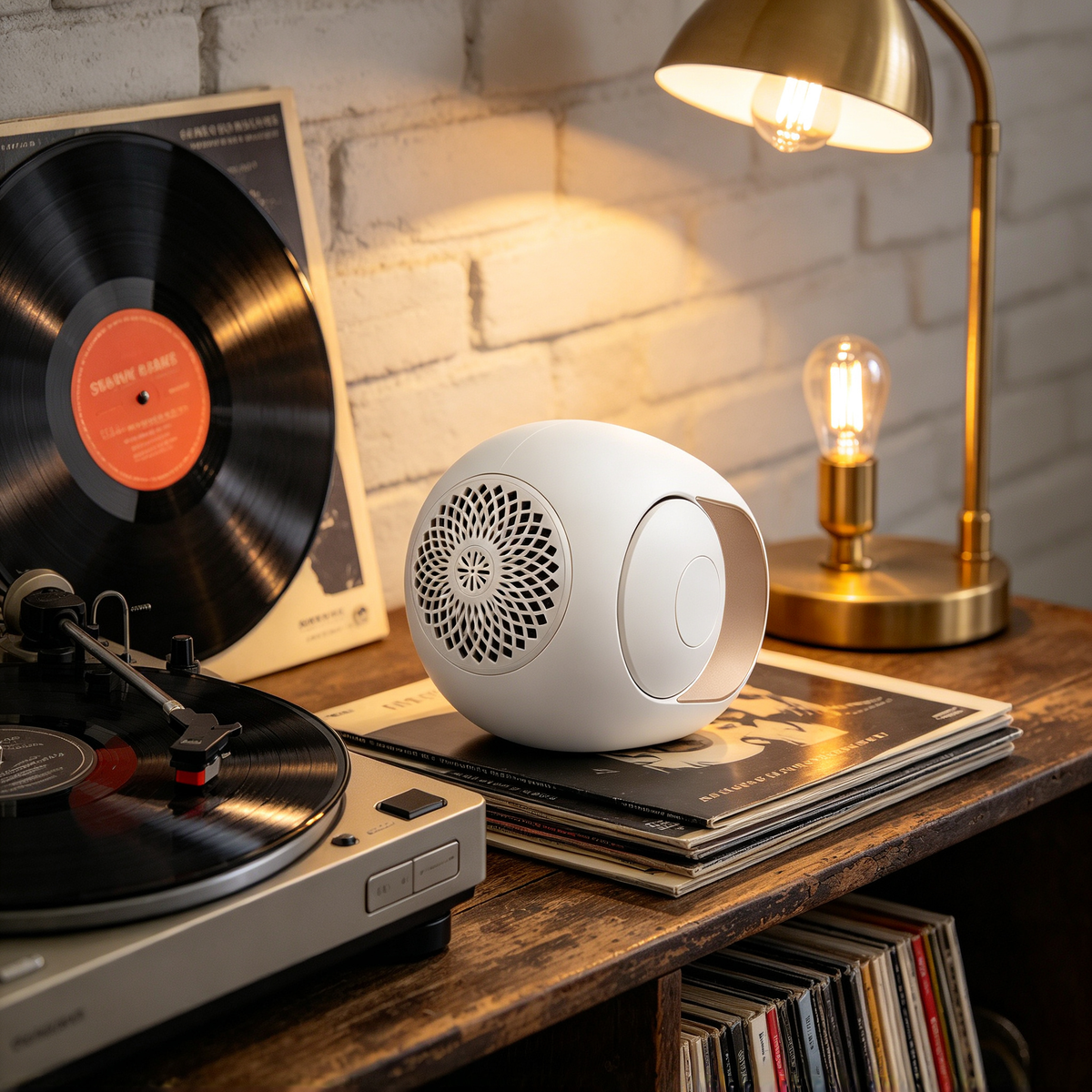 🔊 Hi-Fi Speaker | Smooth Matte Finish | Music Lovers | Sculptural Bass Design